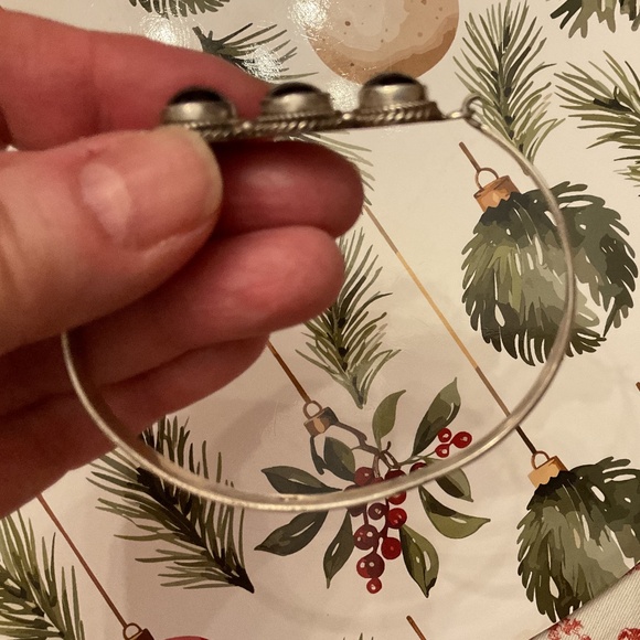 NWOT Sterling Silver 925 Red Garnet Bracelet - Picture 11 of 14